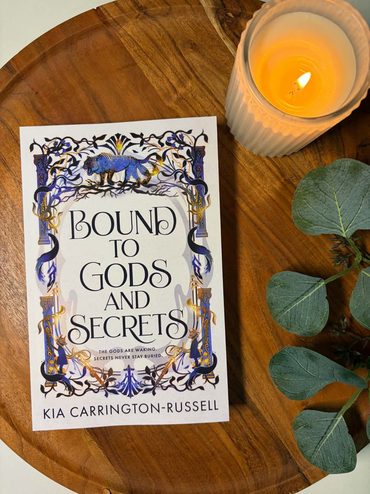 Bound to Gods and Secrets by Kia Carrington-Russell book cover