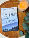 It's About Time by Harlow James book covers