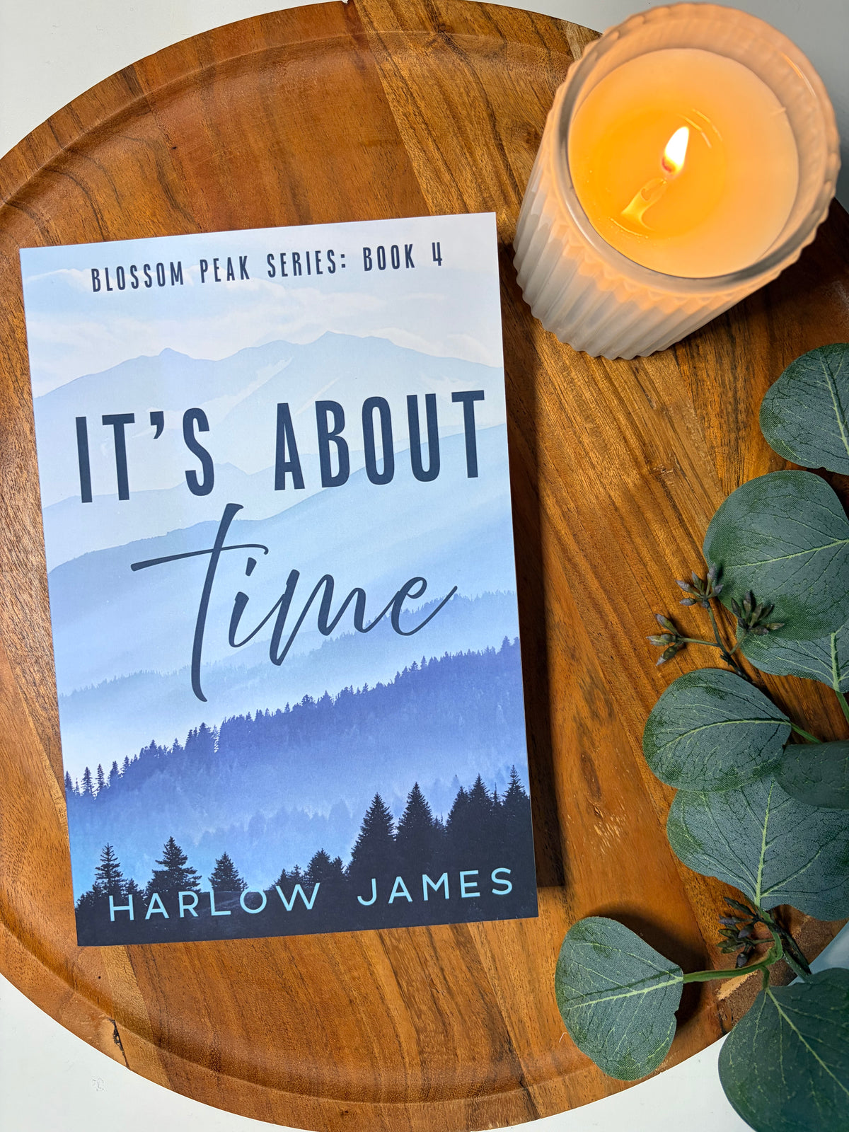 It's About Time by Harlow James book covers