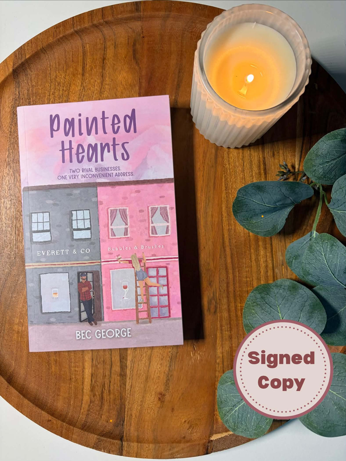 Painted Hearts by Bec George book cover