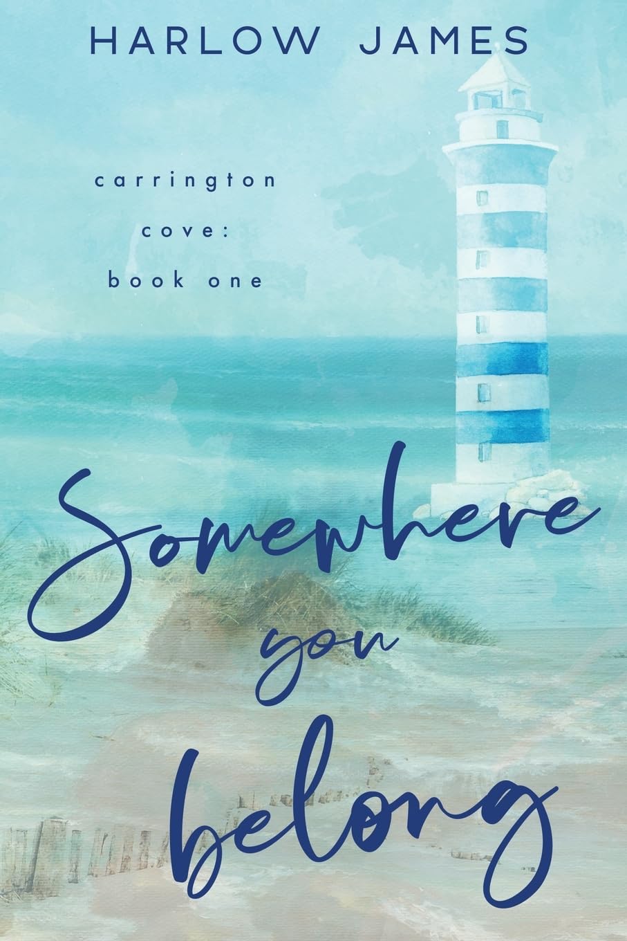 Book cover for 'Somewhere you belong' by Harlow James