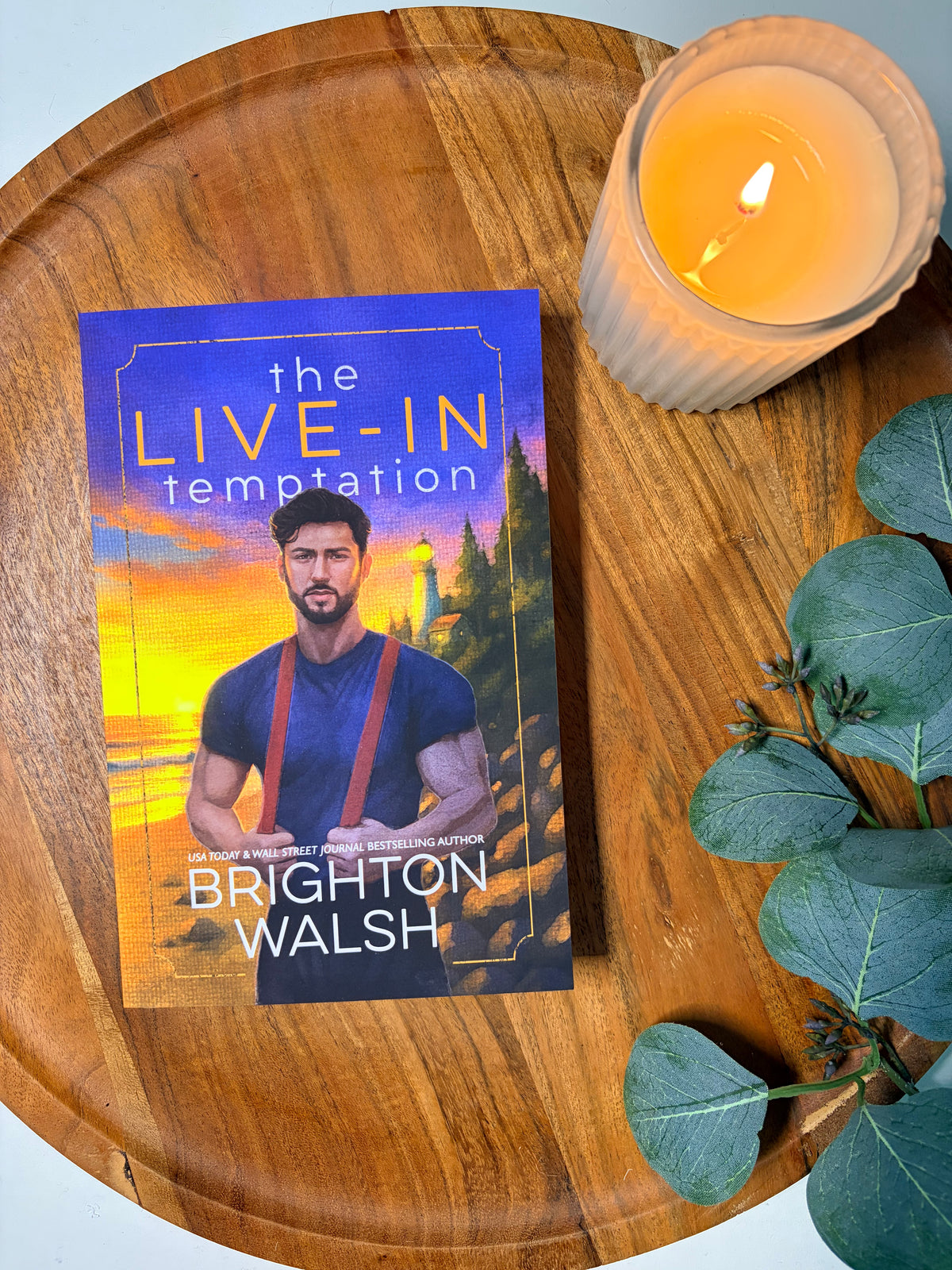 The Live-In Temptation by Brighton Walsh book cover