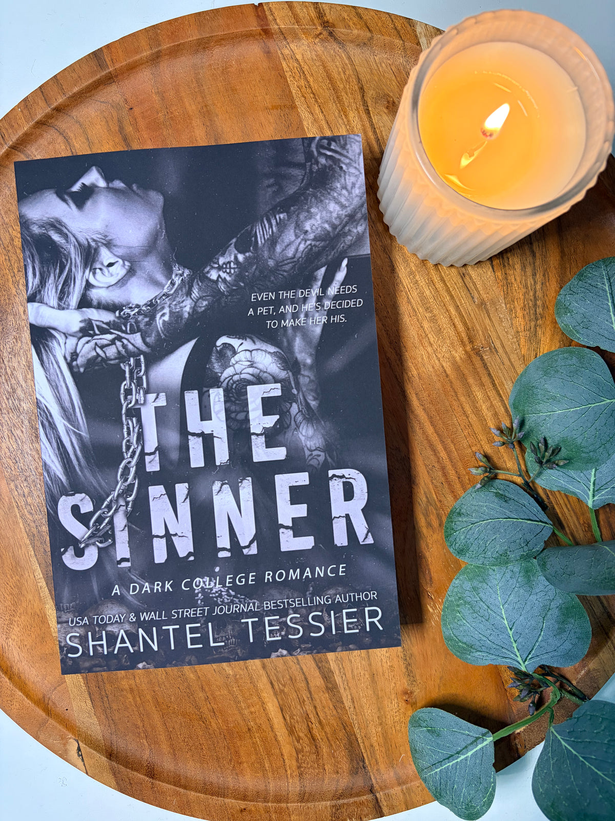 The Sinner by Shantel Tessier book cover