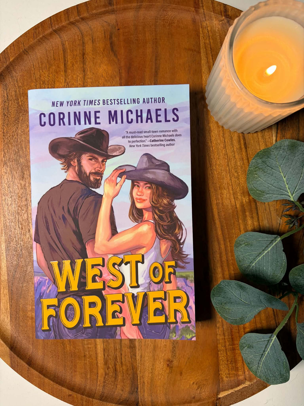 West of Forever by Corinne Michaels book cover