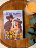 West of Forever by Corinne Michaels book cover
